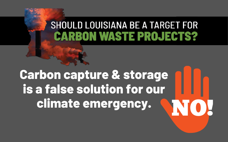 Webinar: The False Promise of Carbon Capture in Louisiana