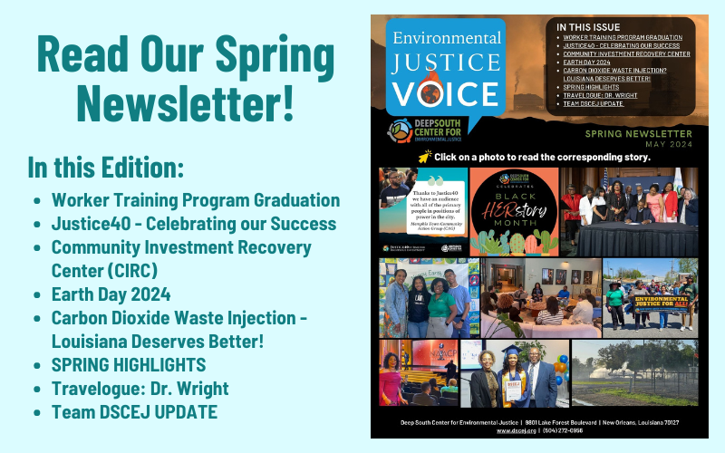 Environmental Justice Voice Newsletter Spring 2024