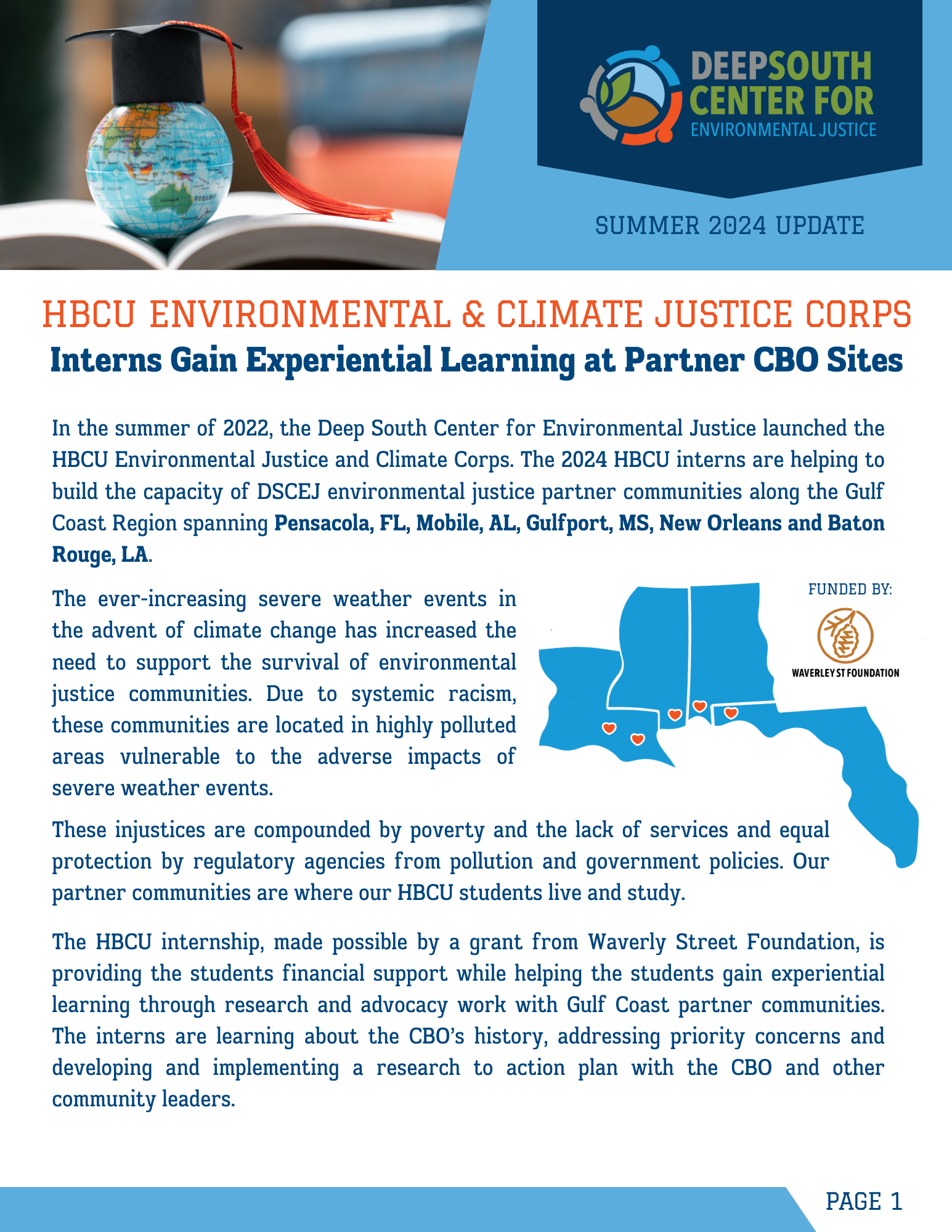 2024 HBCU Environmental & Climate Justice Corps